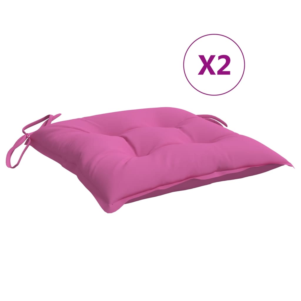 Stoelkussens Oxford Stof Roze 4 50 x 50 x 7 cm