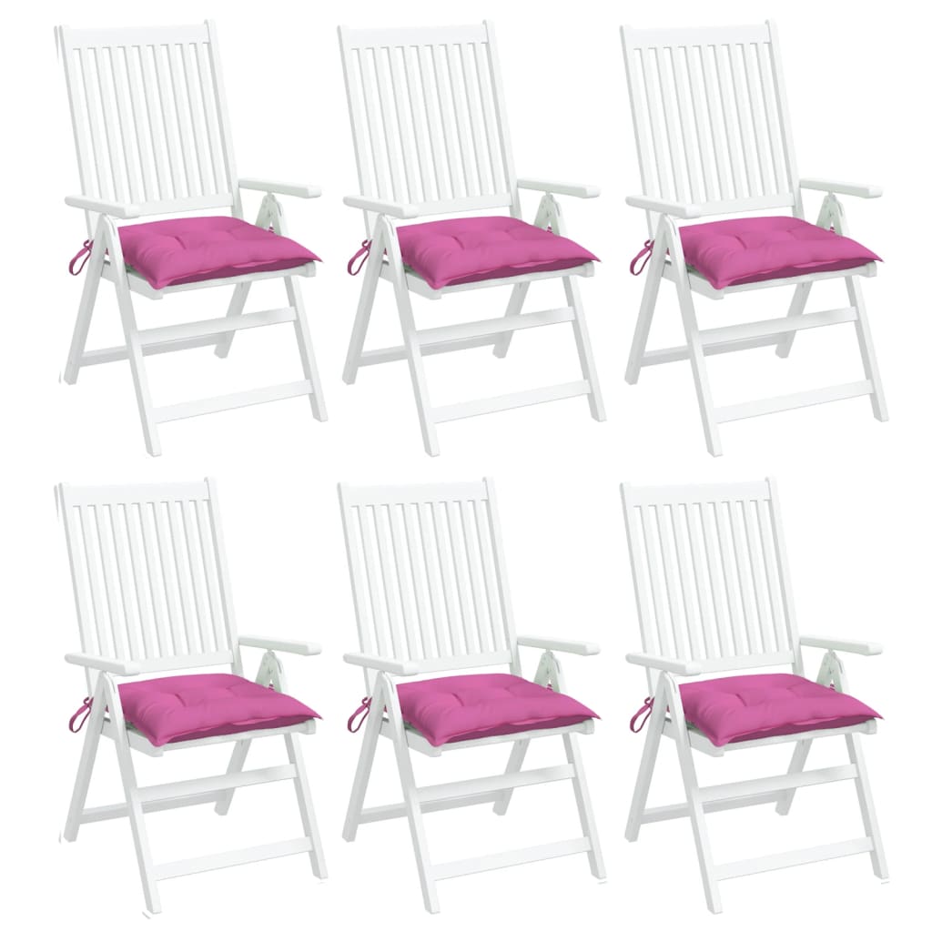 Stoelkussens Oxford Stof Roze 6 50 x 50 x 7 cm