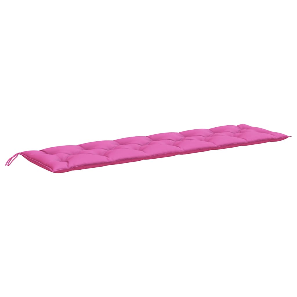 Tuinbankkussen Stof 200 x 50 x 7 cm Roze