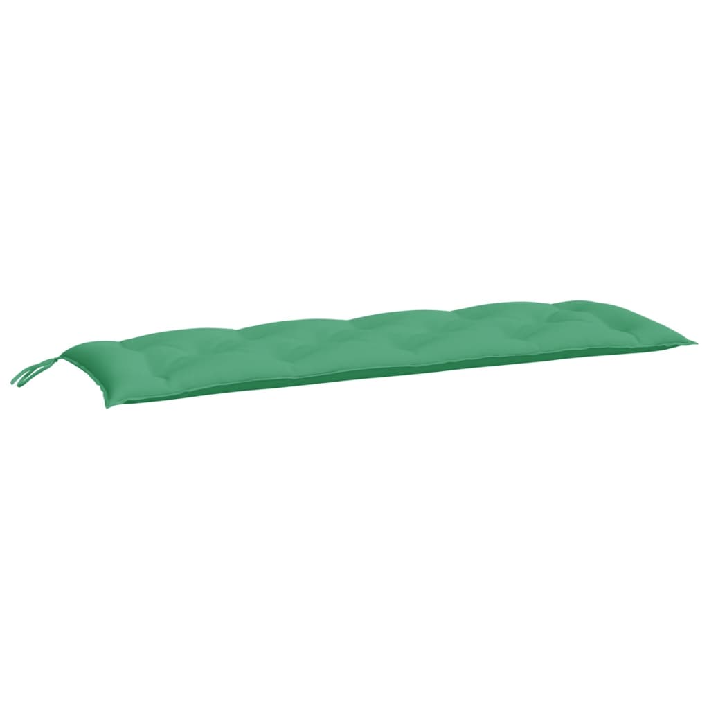 Tuinbankkussens 2 st 150x50x7 cm oxford stof groen