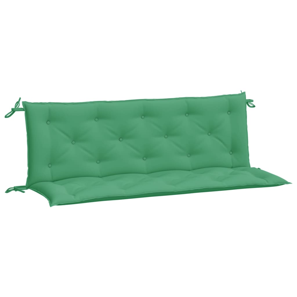 Tuinbankkussens 2 st 150x50x7 cm oxford stof groen