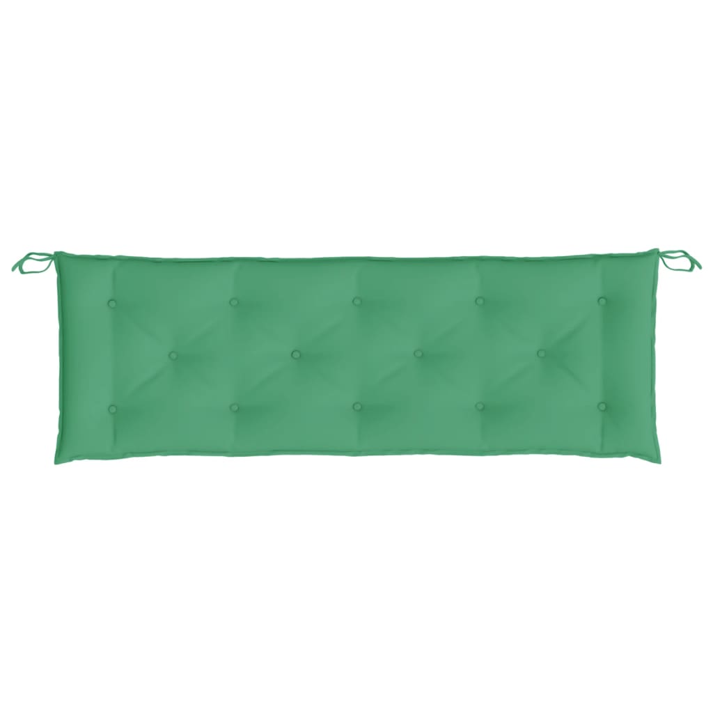 Tuinbankkussens 2 st 150x50x7 cm oxford stof groen