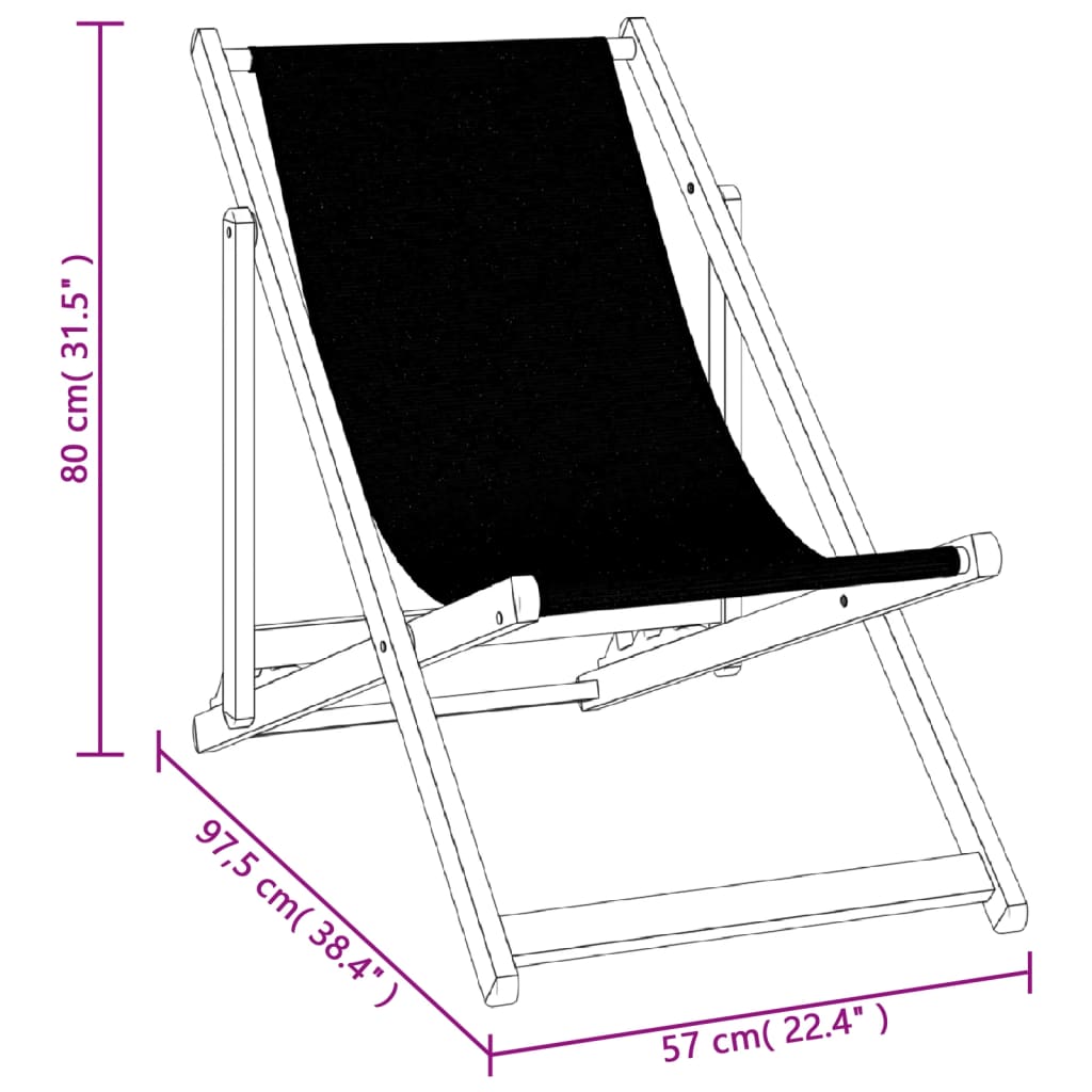 Strandstoelen Inklapbaar 2 St Aluminium En Textileen Bruin