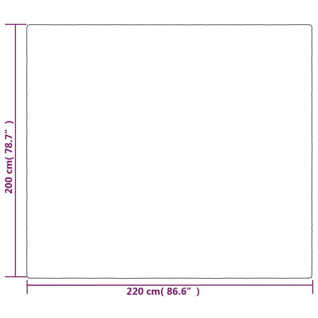 Verzwaringsdeken met hoes 200x220 cm 9 kg stof grijs