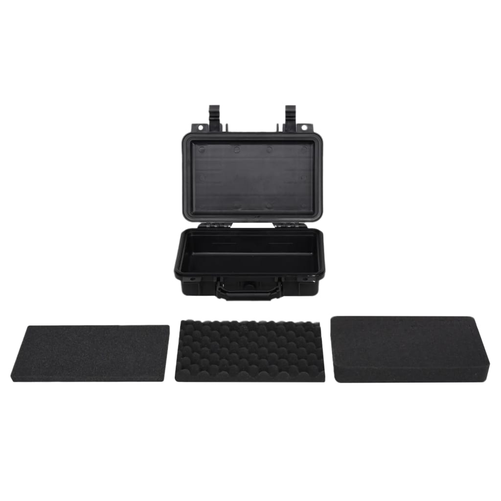 Flightcase Draagbaar 30X22X10 Cm Pp Zwart 30 x 22 x 10 cm