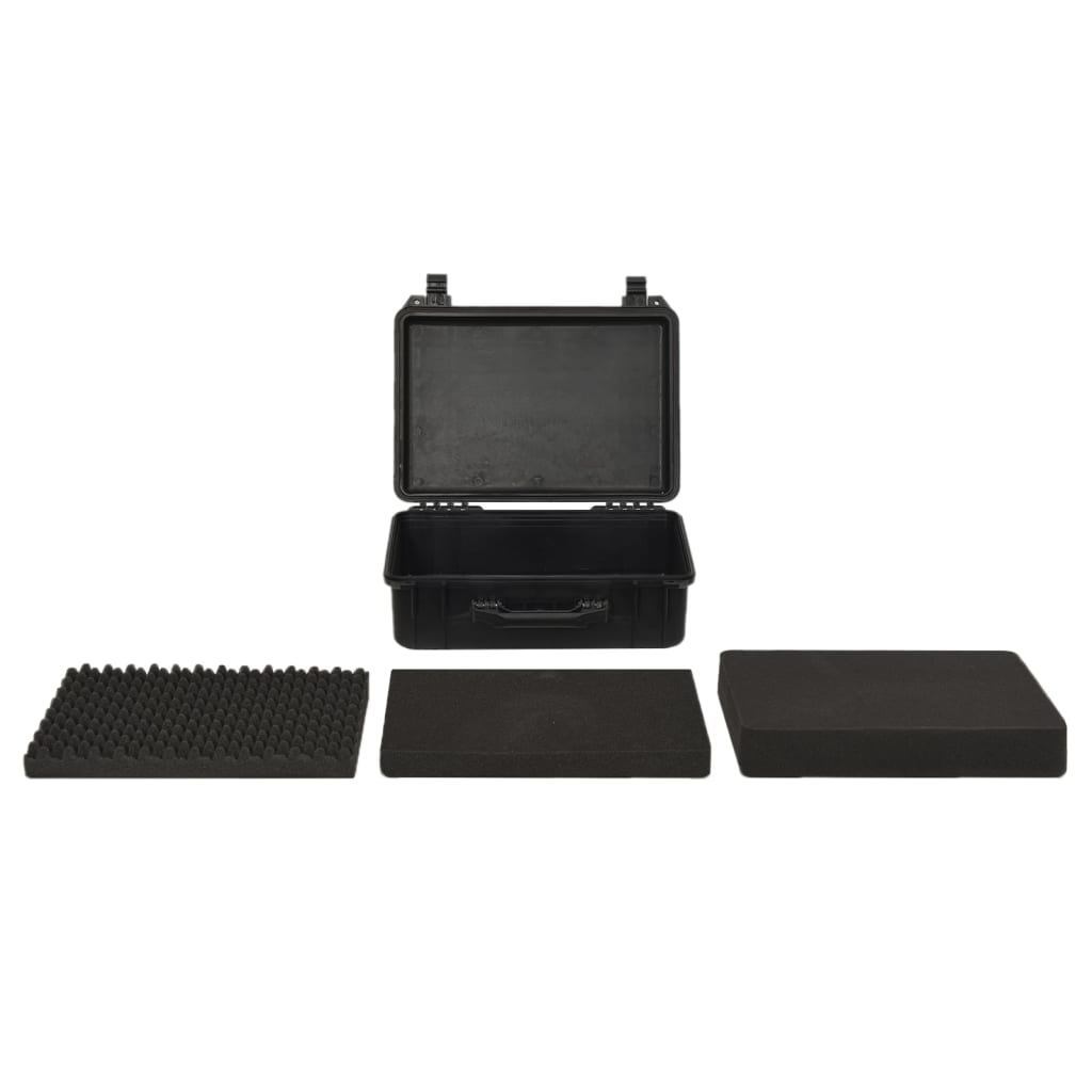 Flightcase Draagbaar 47X36X18 Cm Pp Zwart 47 x 36 x 18 cm