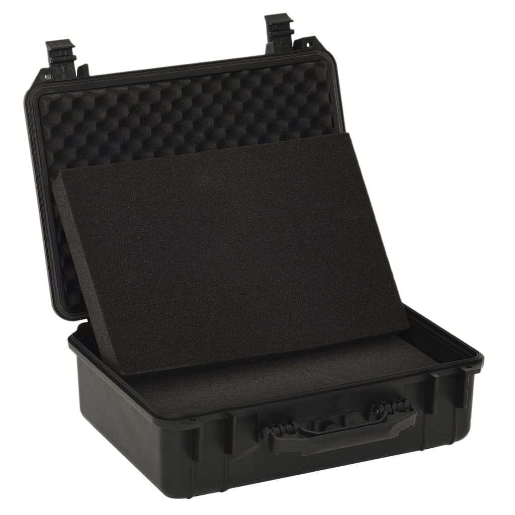 Flightcase Draagbaar 47X36X18 Cm Pp Zwart 47 x 36 x 18 cm