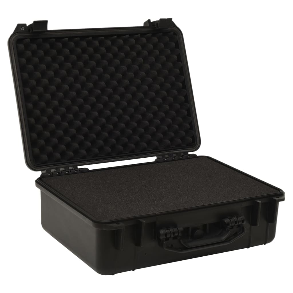 Flightcase Draagbaar 47X36X18 Cm Pp Zwart 47 x 36 x 18 cm