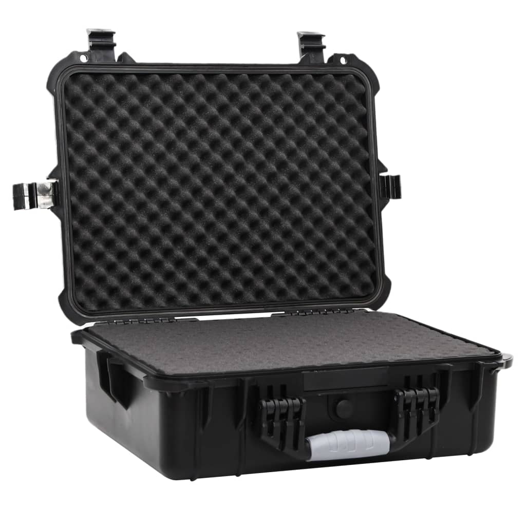 Flightcase Draagbaar 52X40X19 Cm Pp Zwart 52 x 40 x 19 cm