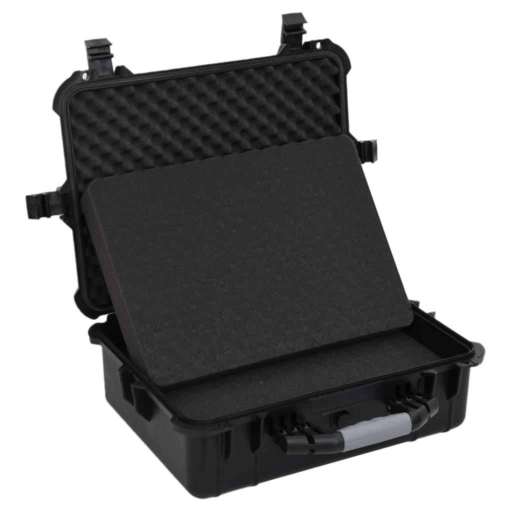 Flightcase Draagbaar 52X40X19 Cm Pp Zwart 52 x 40 x 19 cm