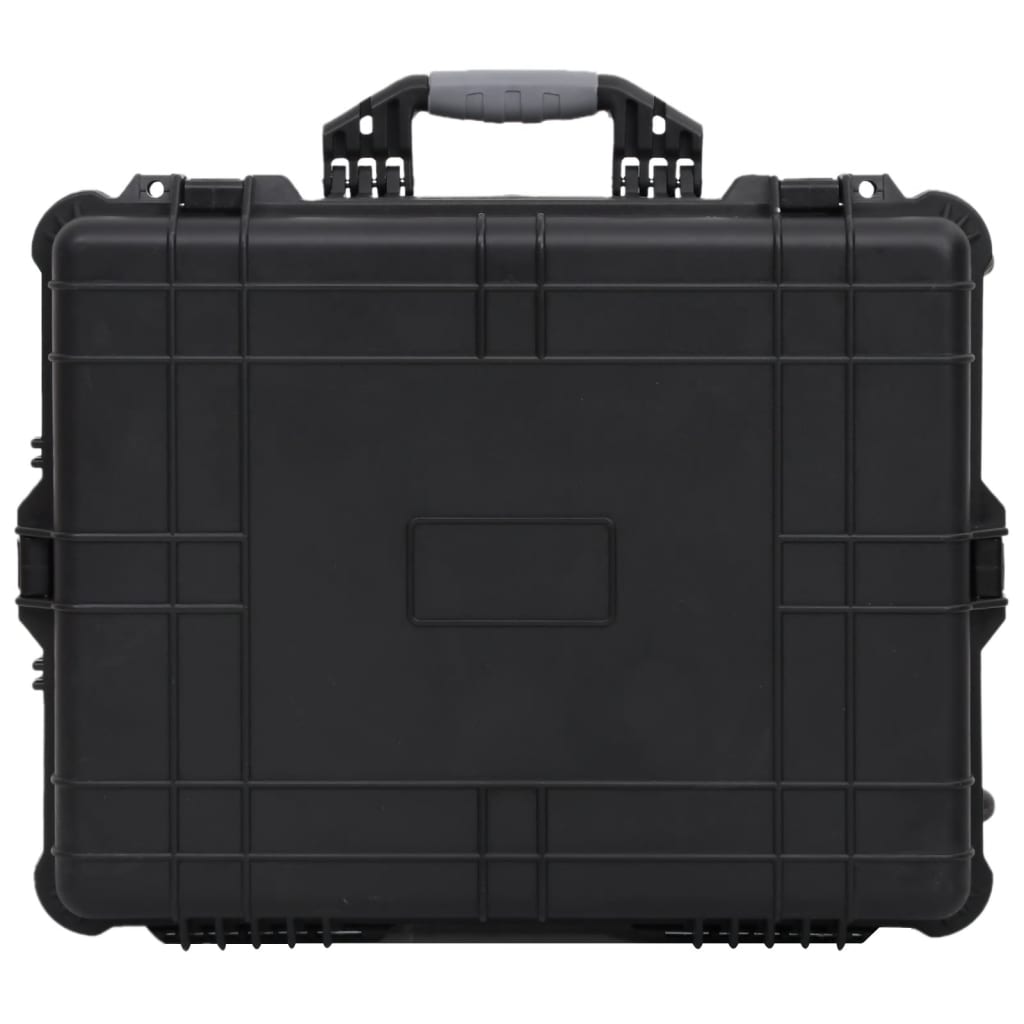 Flightcase op wieltjes 63x50x23 cm PP zwart