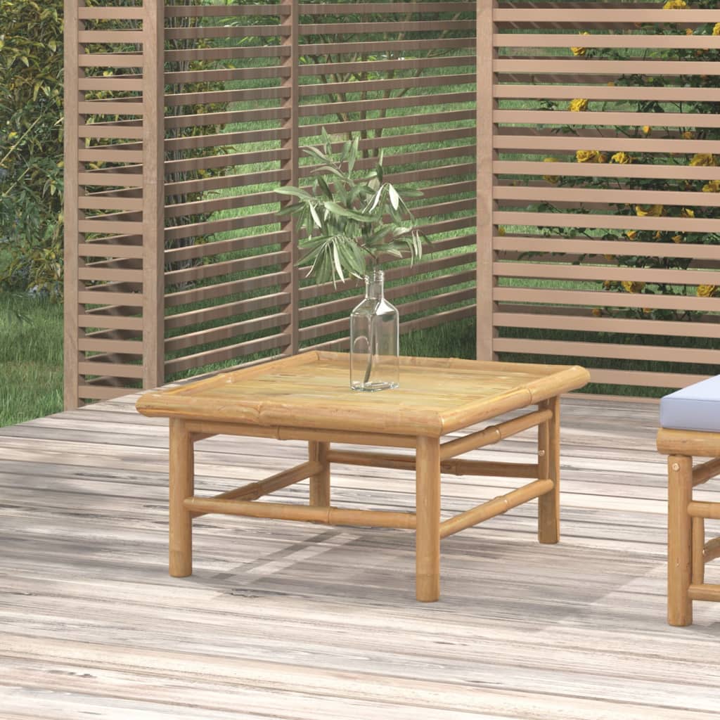 Tuintafel 65X55X30 Cm Bamboe 1 Taupe