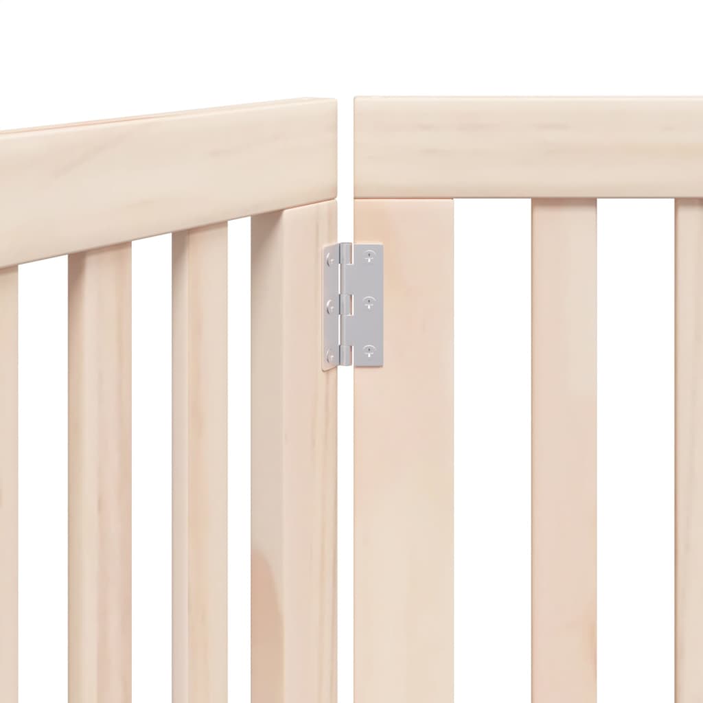 Hondenhek inklapbaar 3 panelen 150 cm populierenhout