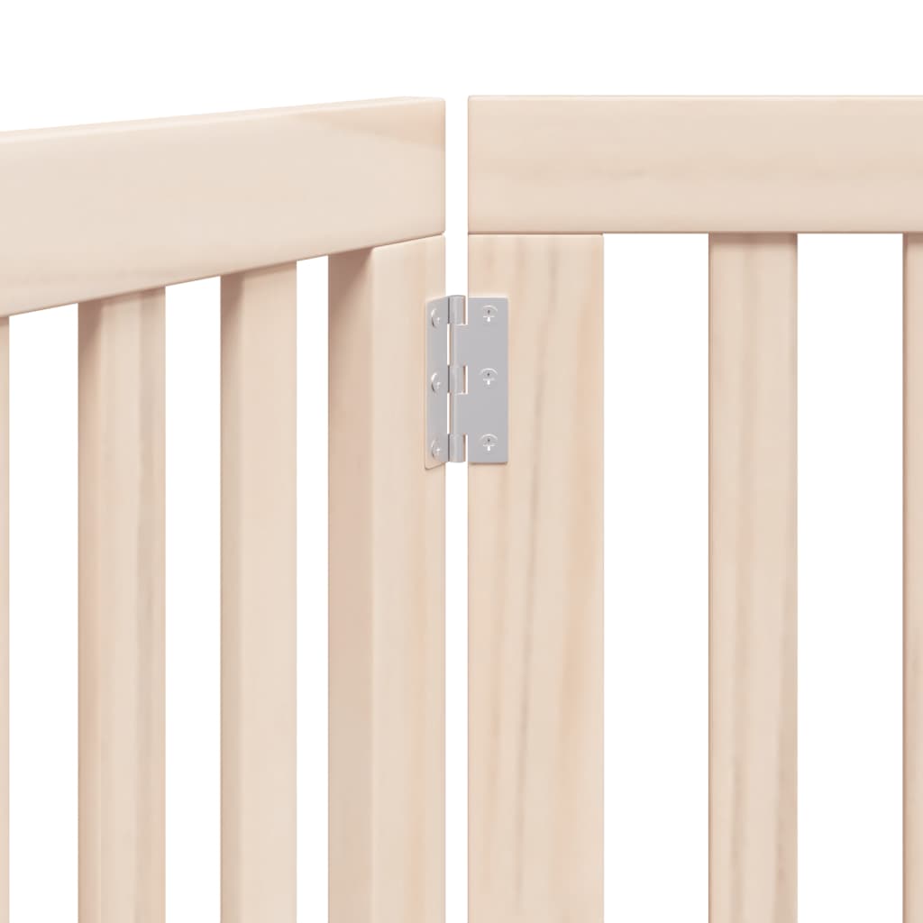 Hondenhek inklapbaar 3 panelen 150 cm populierenhout