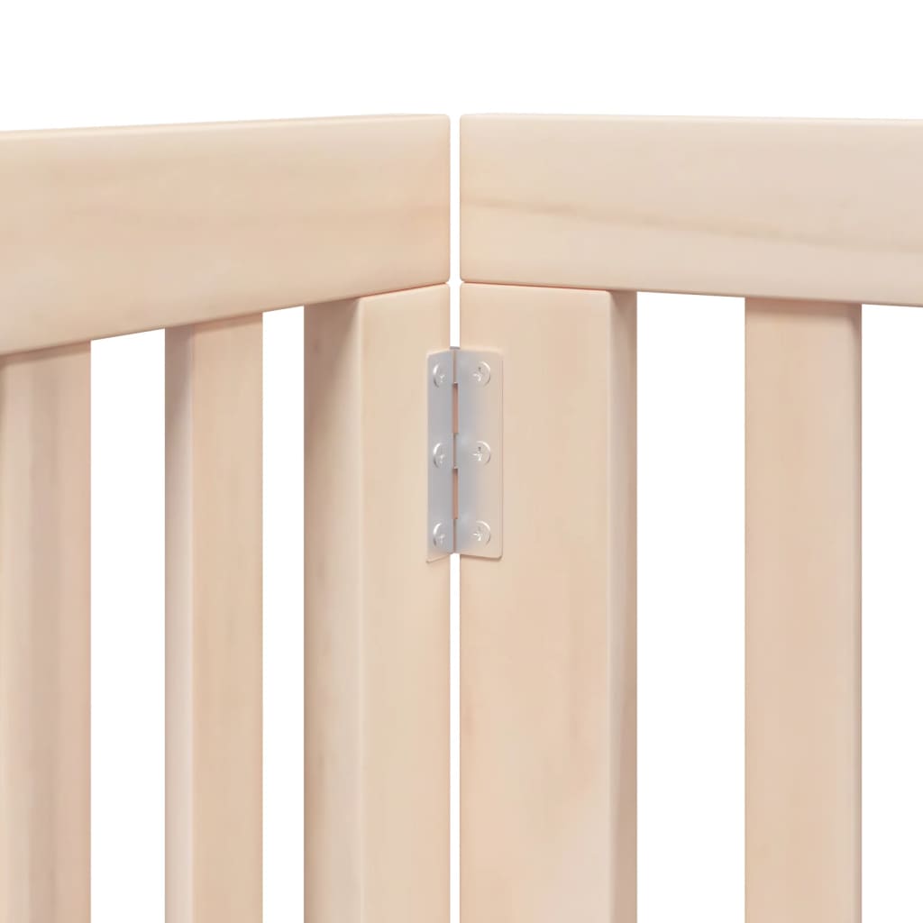 Hondenhek inklapbaar 6 panelen 300 cm populierenhout