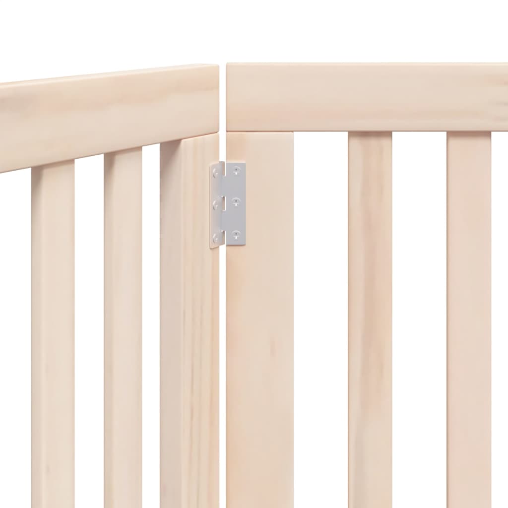 Hondenhek inklapbaar 2 panelen 160 cm populierenhout