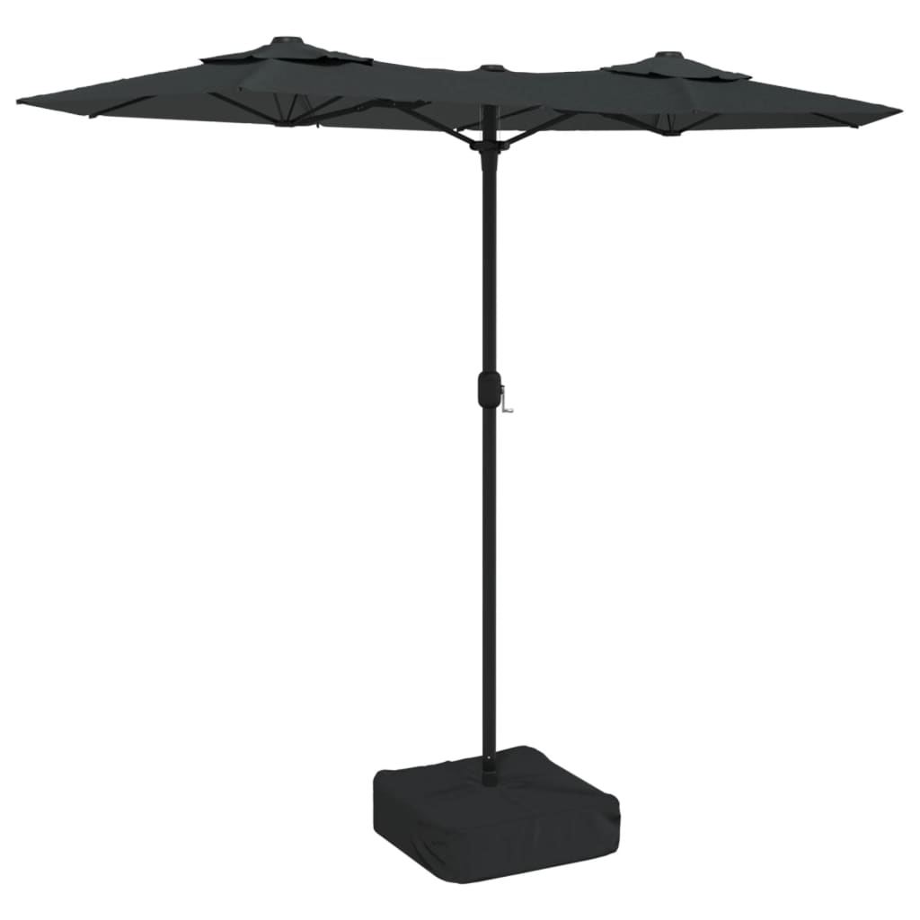 Parasol Dubbel 316X240 Cm Antracietkleurig