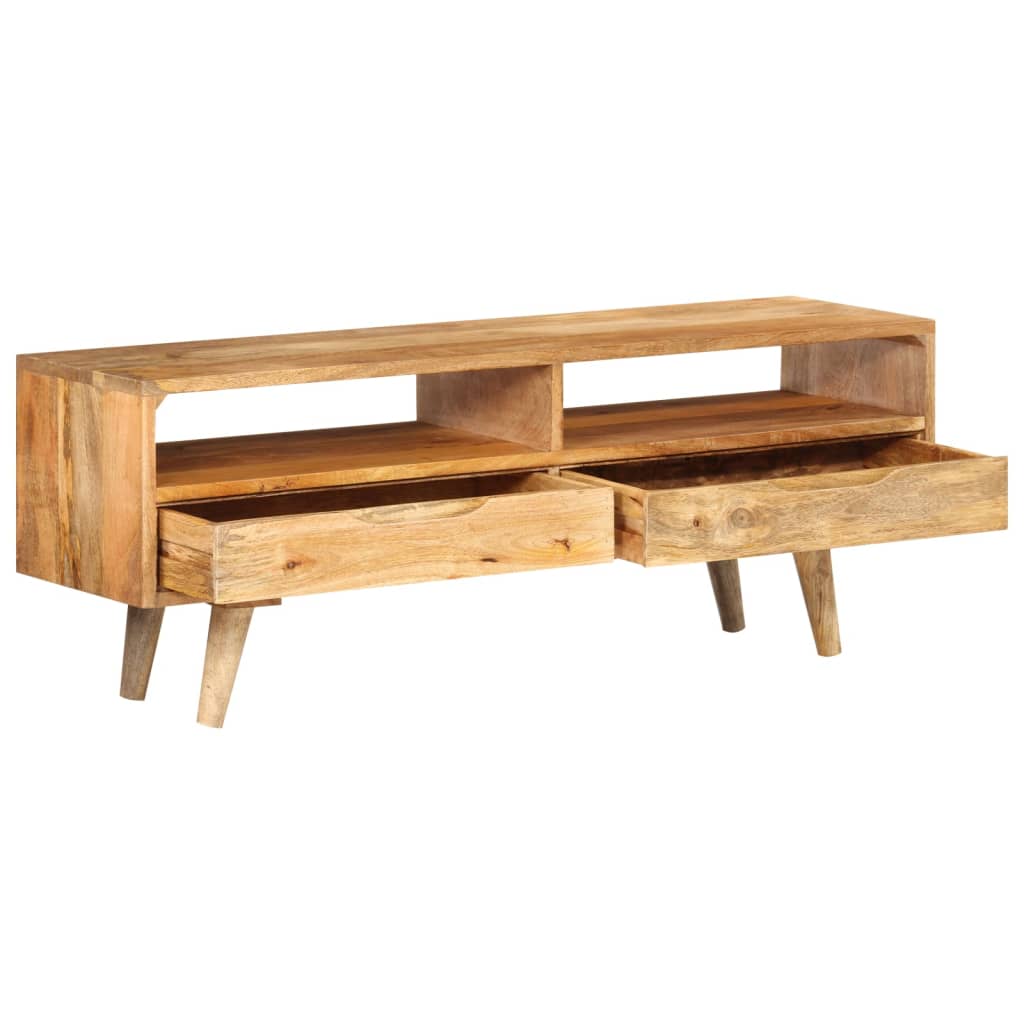 Tv-meubel 140x30x41 cm massief mangohout