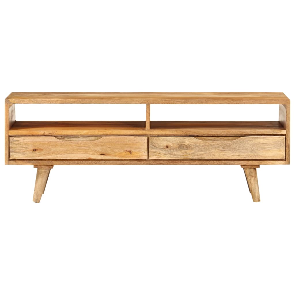 Tv-meubel 140x30x41 cm massief mangohout