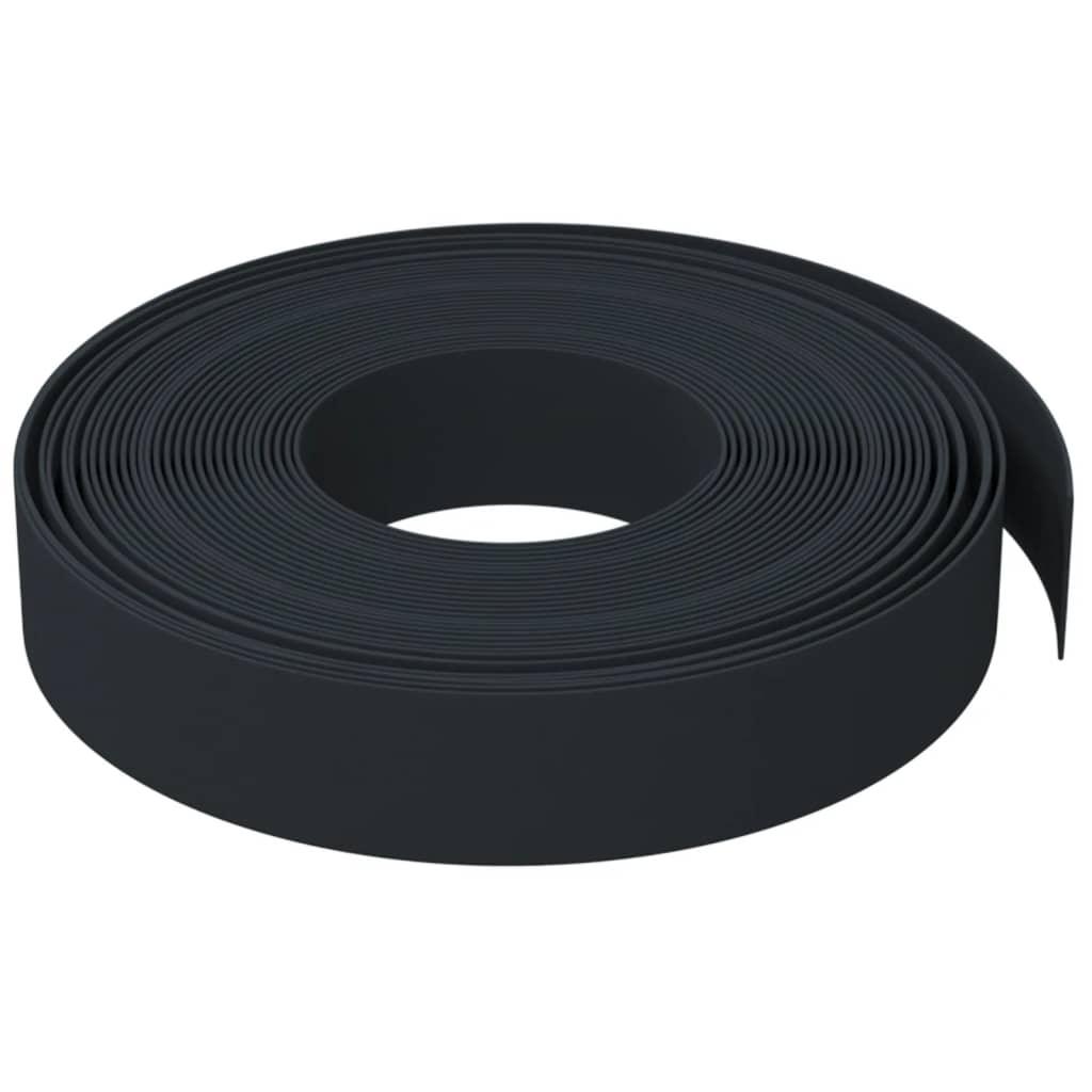 Tuinranden 3 St 0 M 0 Cm Polyetheen 30 x 0.1 m Zwart