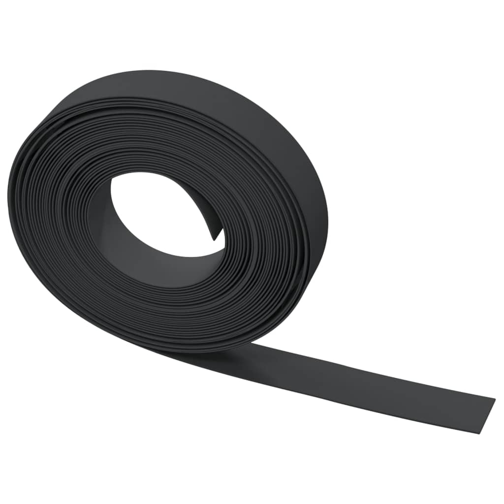 Tuinranden 3 St 0 M 0 Cm Polyetheen 30 x 0.1 m Zwart
