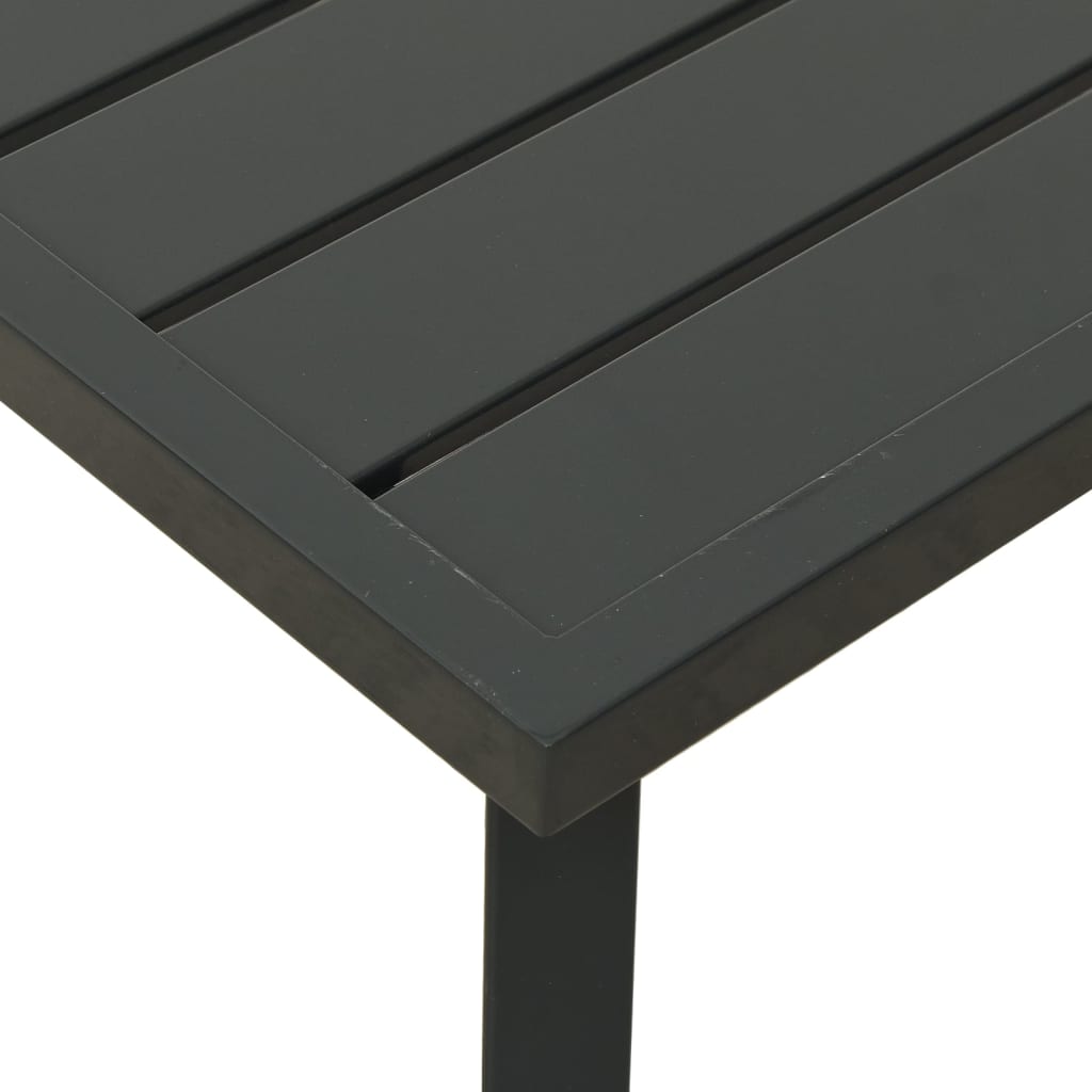 Tuintafel 110x55x35 cm staal antracietkleurig