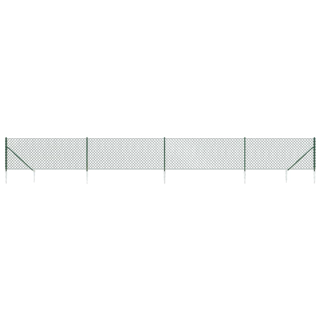 Gaashek Met Grondankers 1 x 10 m Groen