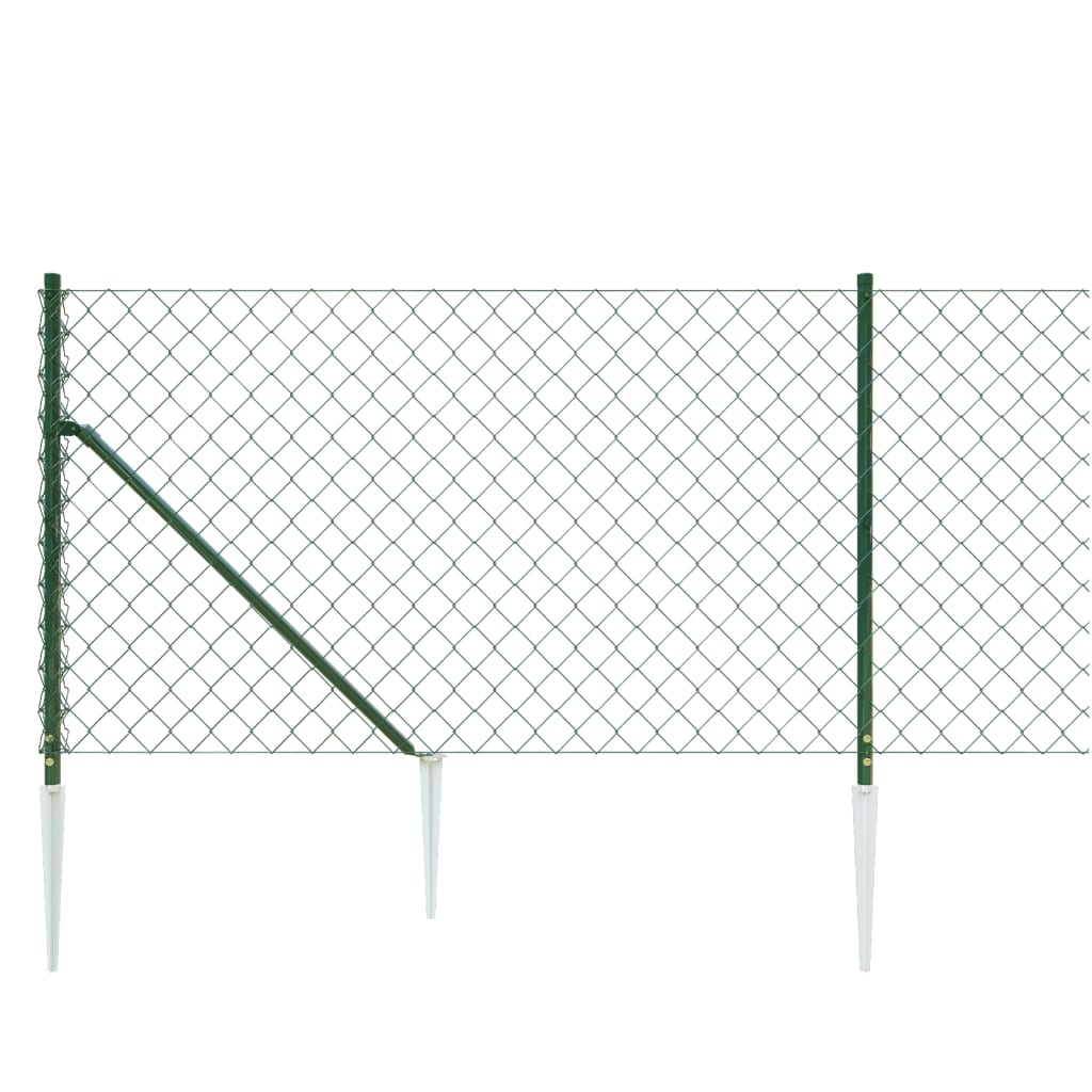 Gaashek Met Grondankers 1 x 10 m Groen