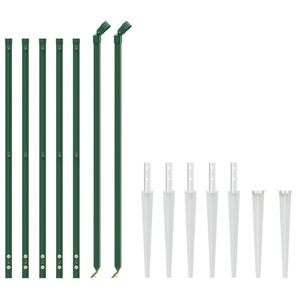 Gaashek Met Grondankers ,X0 M 1.1 x 10 m Groen