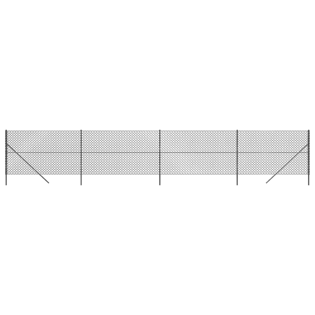 Gaashek Kleurig 2 x 10 m Antraciet