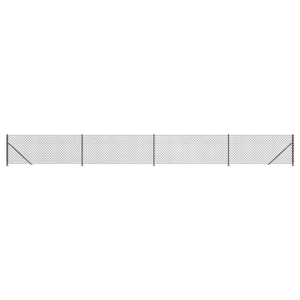 Gaashek Met Flens 0,8X0 M Kleurig 0.8 x 10 m Antraciet