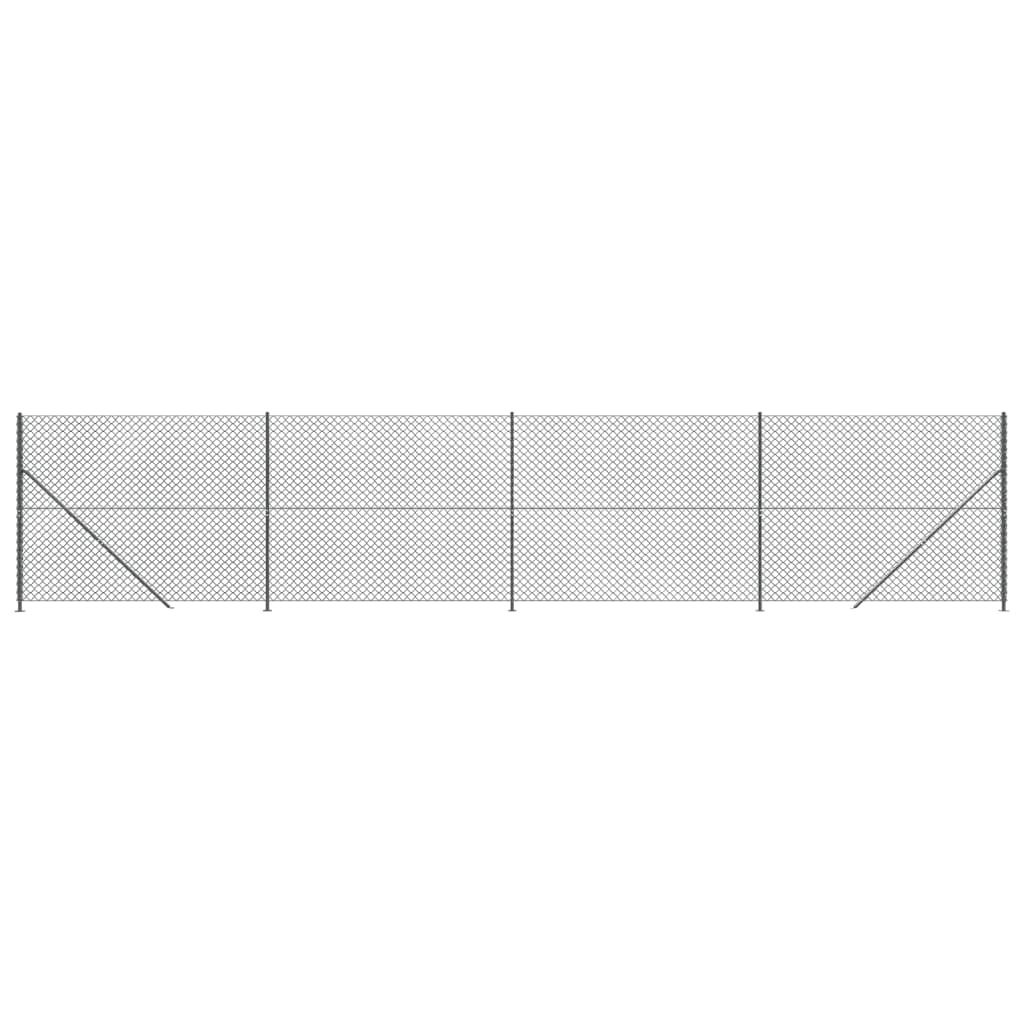 Gaashek Met Flens ,4X0 M Kleurig 1.4 x 10 m Antraciet