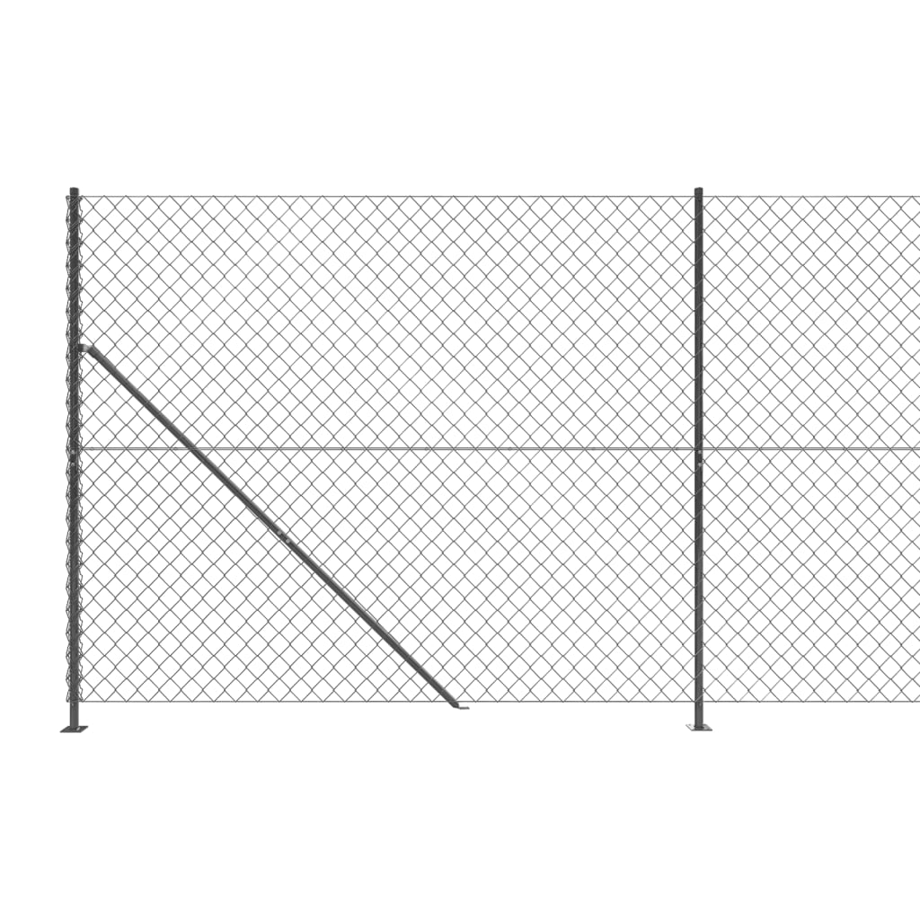 Gaashek Met Flens ,4X0 M Kleurig 1.4 x 10 m Antraciet