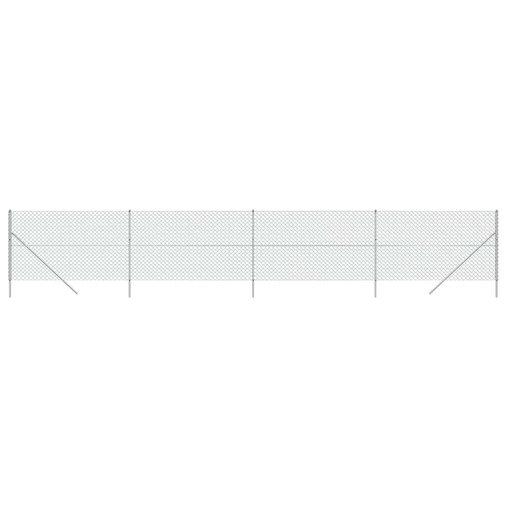 Gaashek ,4X0 M Kleurig 1.4 x 10 m Zilver