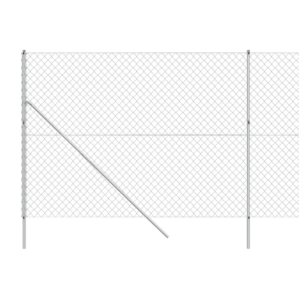 Gaashek ,4X0 M Kleurig 1.4 x 10 m Zilver