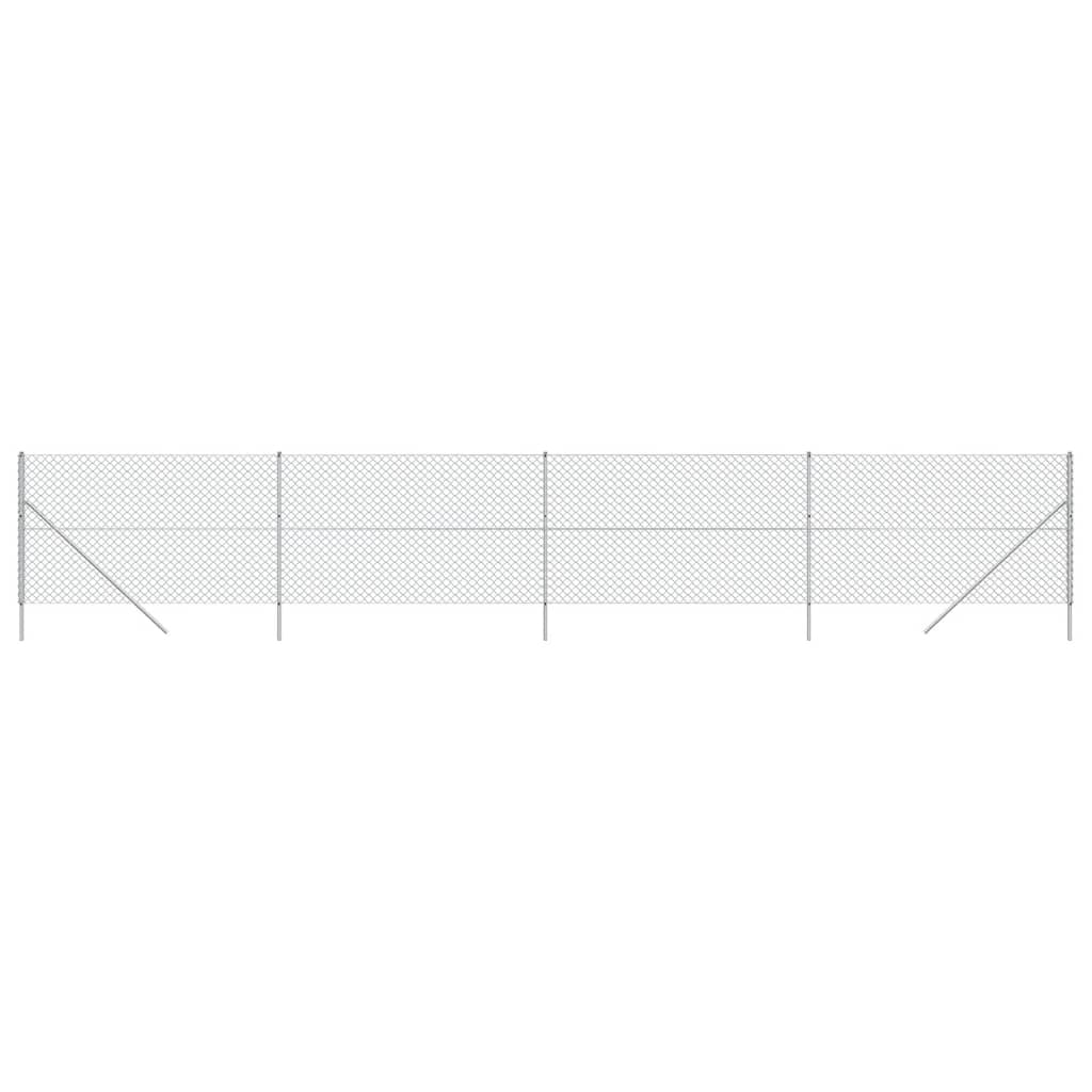 Gaashek ,6X0 M Kleurig 1.6 x 10 m Zilver