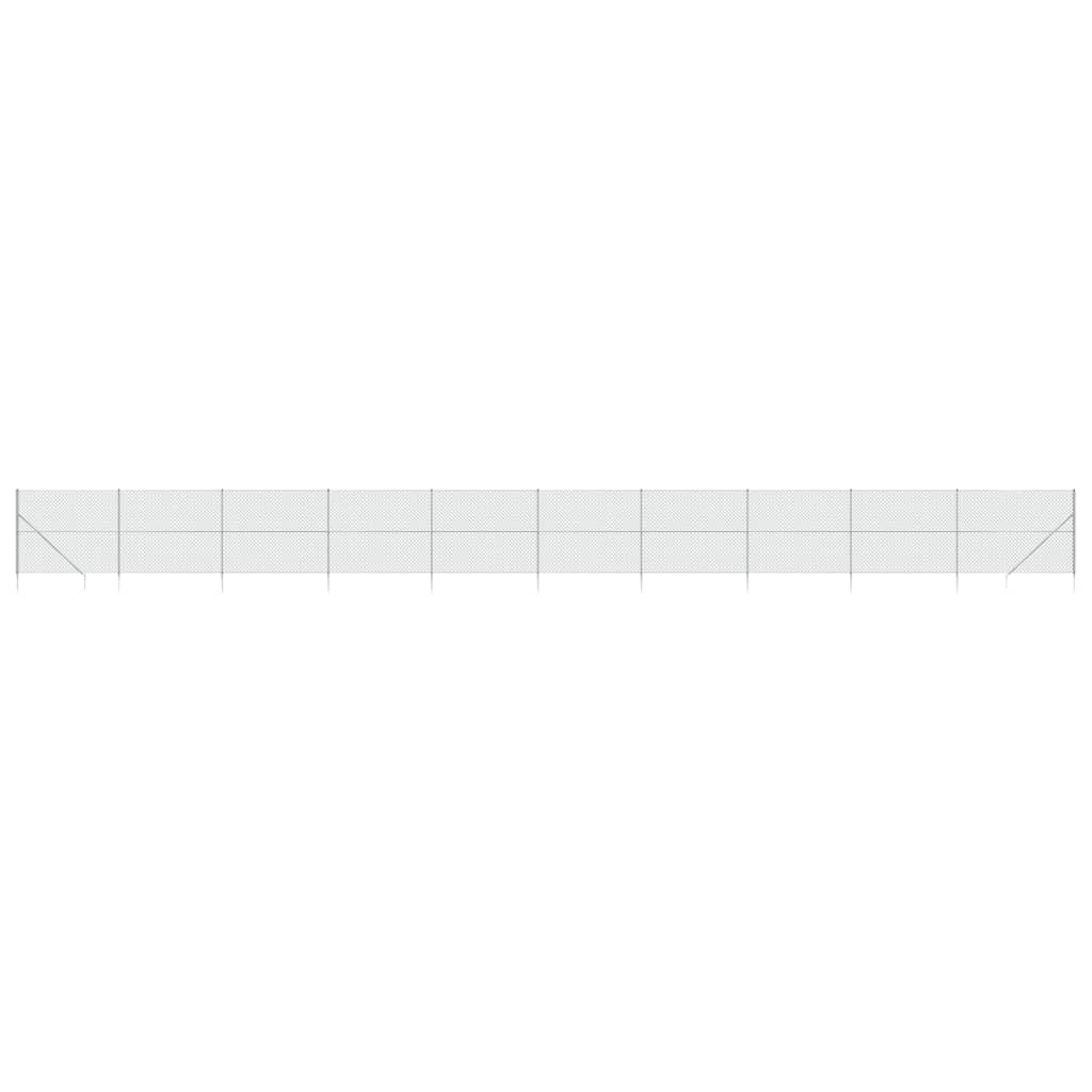 Gaashek Met Grondankers ,4X25 M Kleurig 1.4 x 25 m Zilver