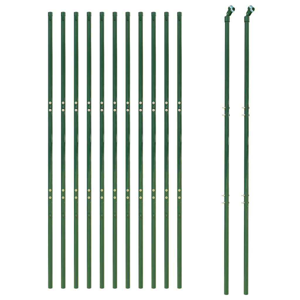 Draadgaashek 2,2X25 M Gegalvaniseerd Staal 2.2 x 25 m Groen