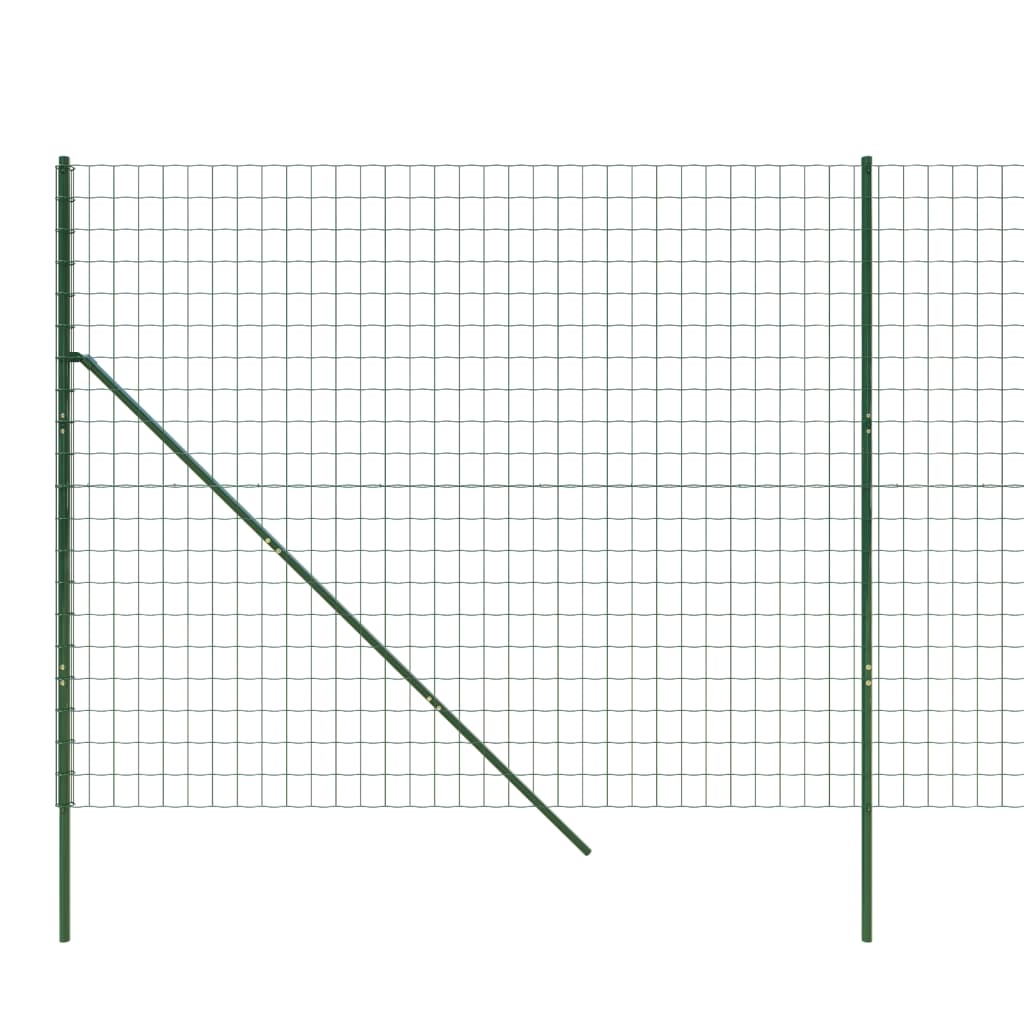 Draadgaashek ,6X25 M Gegalvaniseerd Staal 1.6 x 25 m Groen
