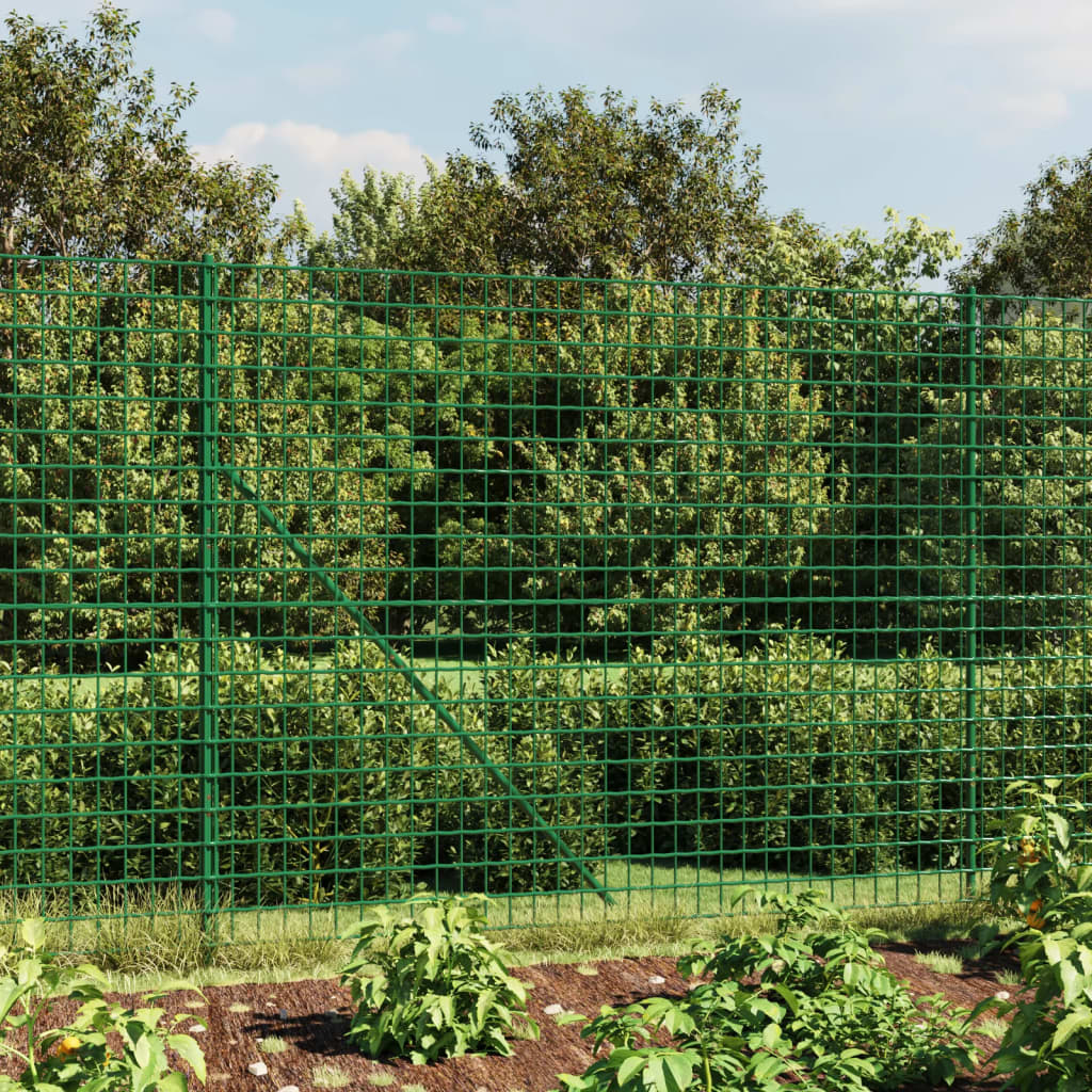 Draadgaashek ,6X25 M Gegalvaniseerd Staal 1.6 x 25 m Groen