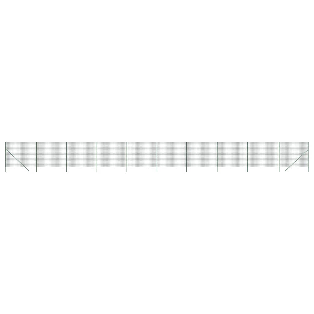 Draadgaashek Gegalvaniseerd Staal 2 x 25 m Groen