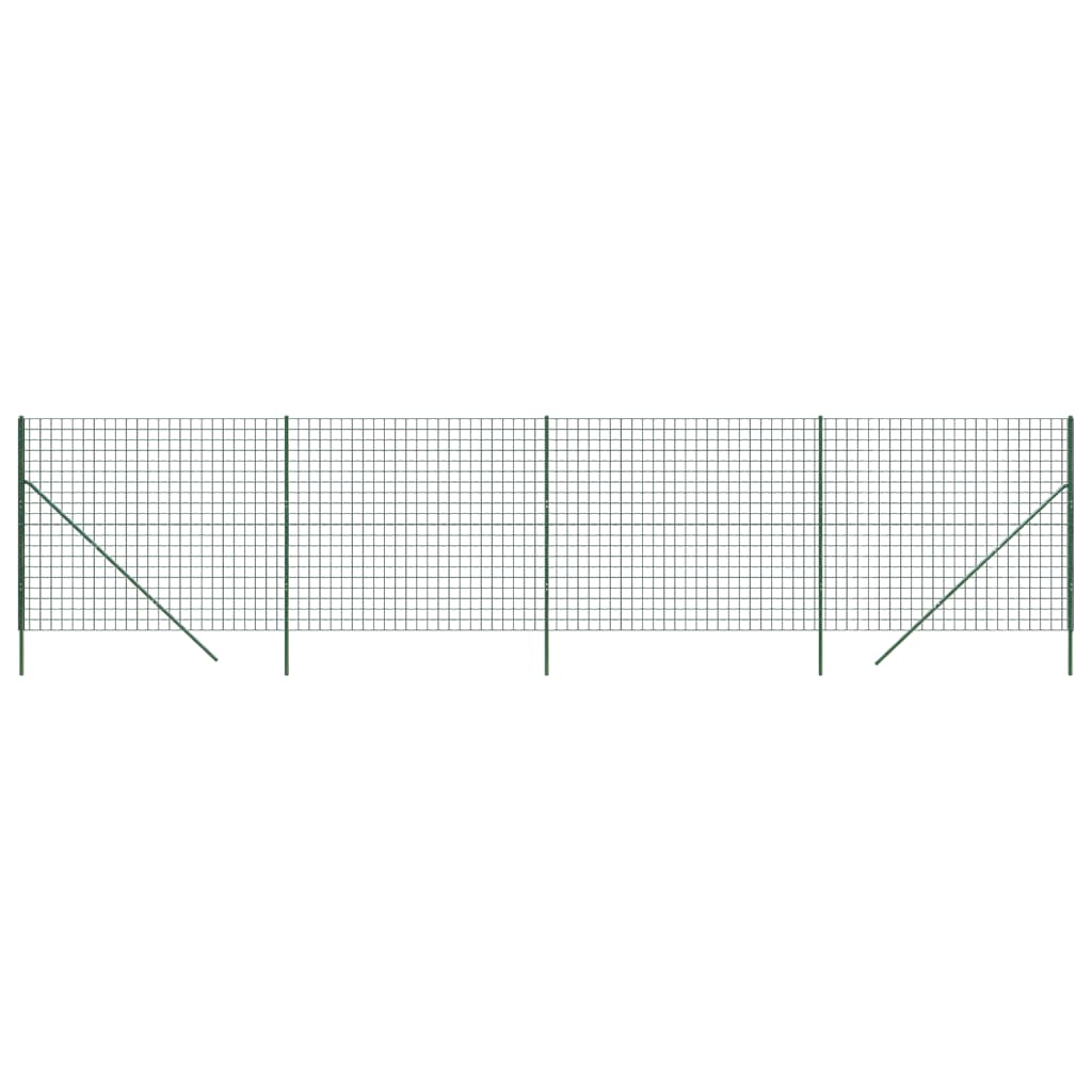 Draadgaashek Gegalvaniseerd Staal 2 x 10 m Groen