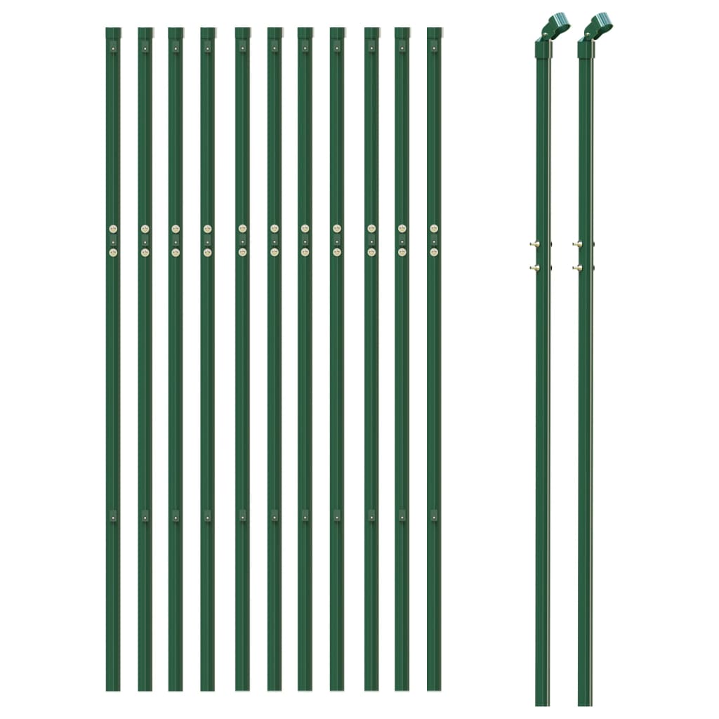 Draadgaashek 0,8X25 M Gegalvaniseerd Staal 0.8 x 25 m Groen