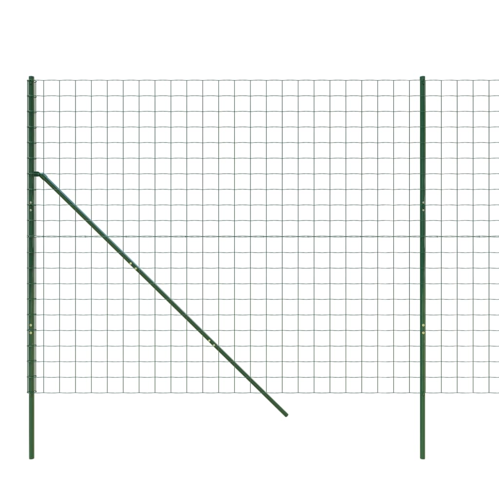 Draadgaashek Gegalvaniseerd Staal 2 x 25 m Groen