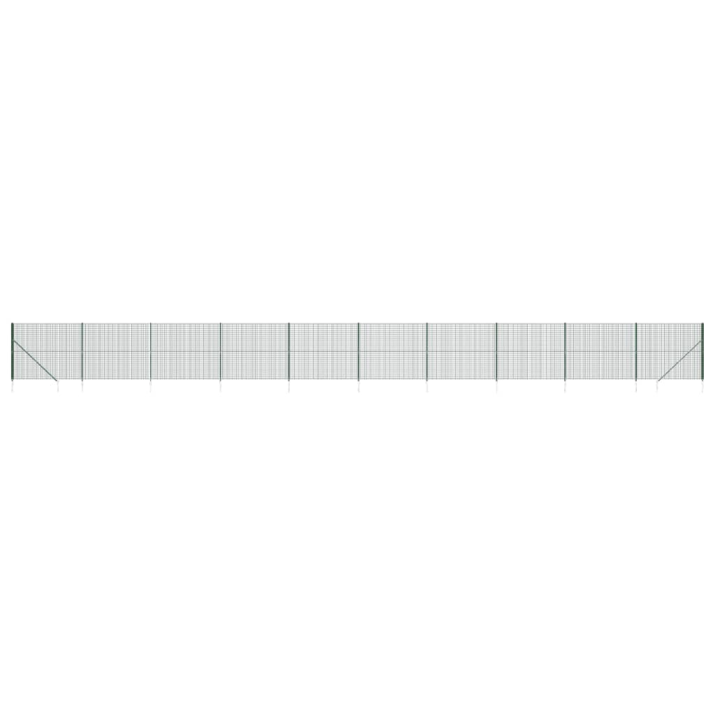 Draadgaashek Met Grondankers ,8X25 M 1.8 x 25 m Groen