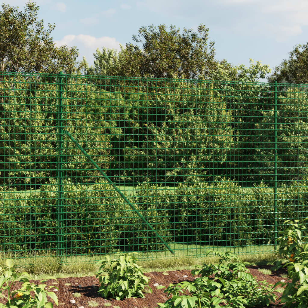 Draadgaashek Met Grondankers ,8X25 M 1.8 x 25 m Groen