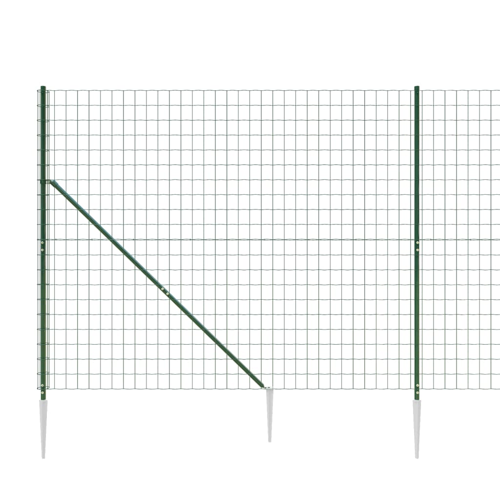 Draadgaashek Met Grondankers 2,2X0 M 2.2 x 10 m Groen