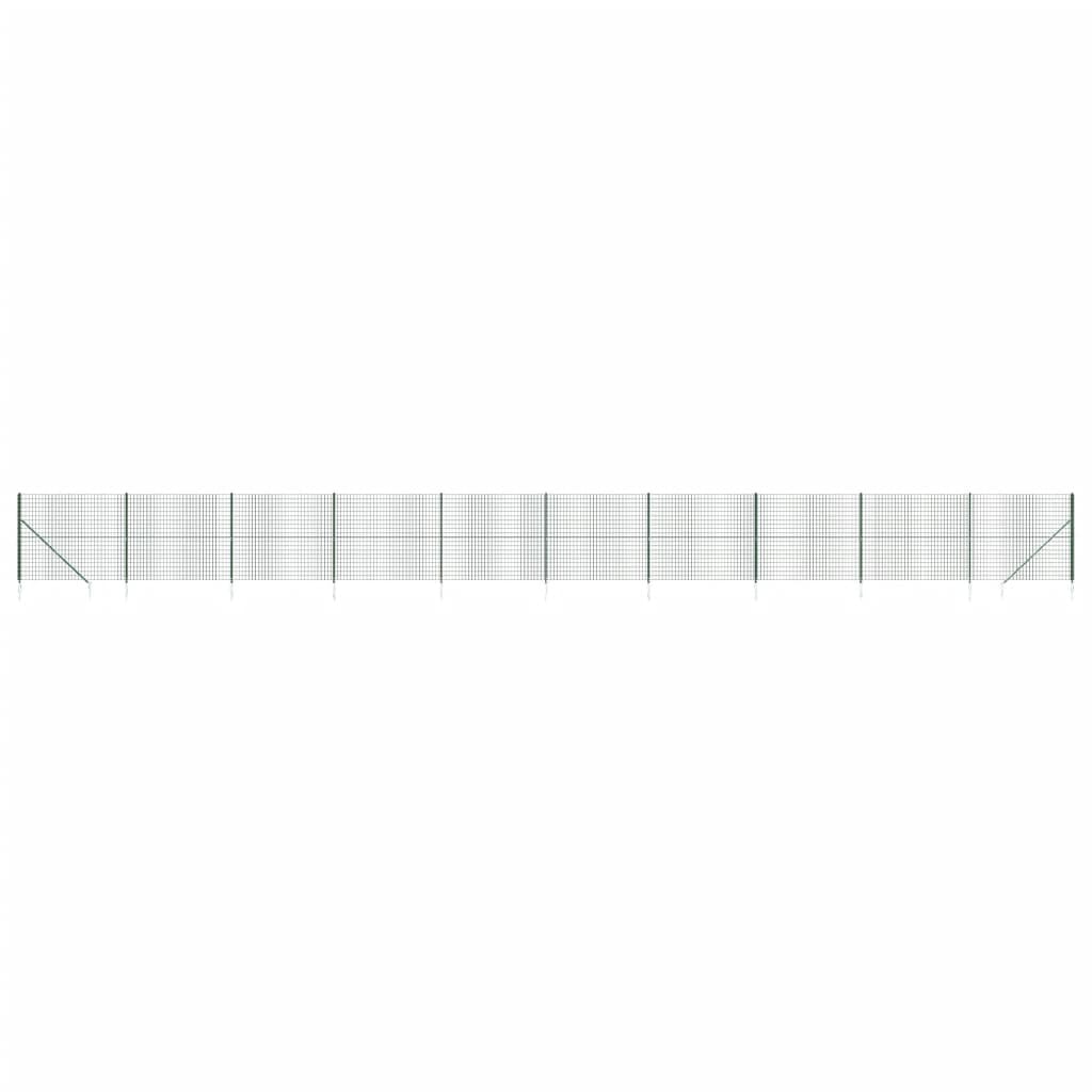 Draadgaashek Met Grondankers ,8X25 M 1.8 x 25 m Groen