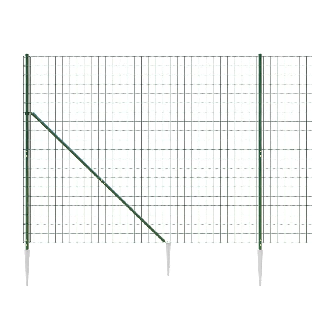 Draadgaashek Met Grondankers ,8X25 M 1.8 x 25 m Groen