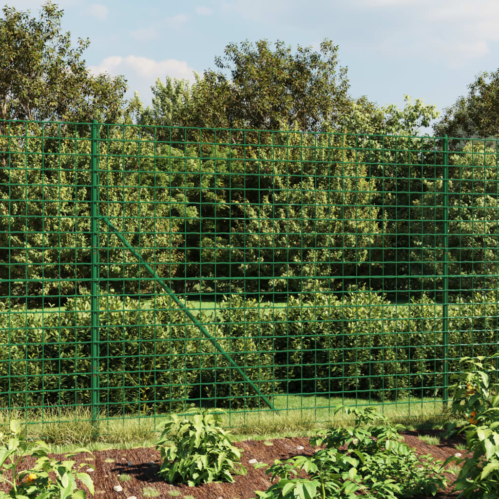 Draadgaashek Met Grondankers 2 x 25 m Groen